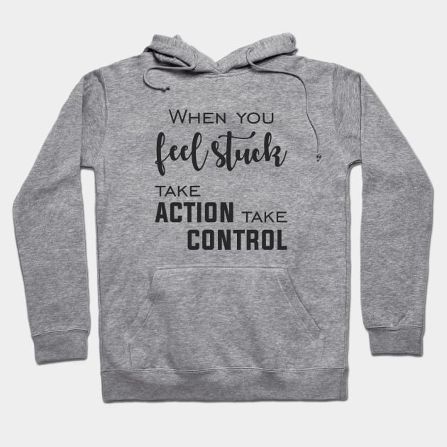 When You Feel Stuck, Just Do Hoodie by zadaID